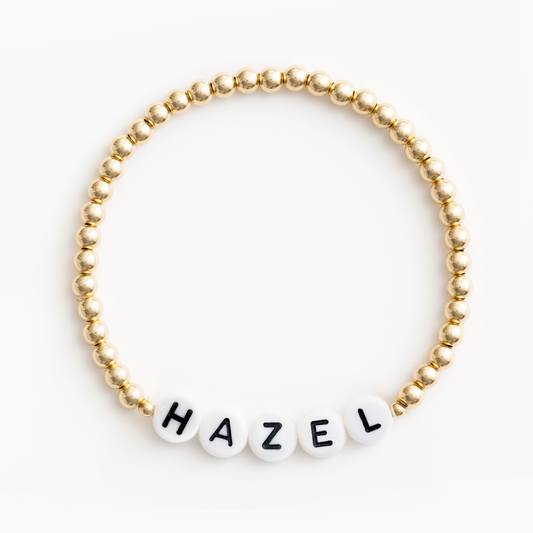 The Mini Gold with End Beads Bracelet