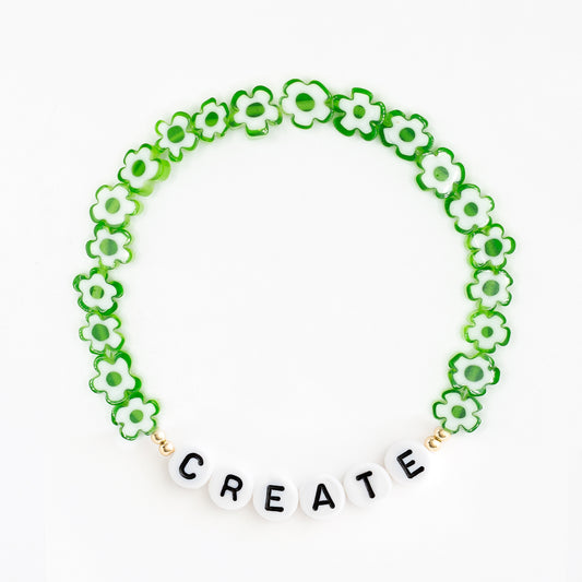 The Green Millefiori Bracelet