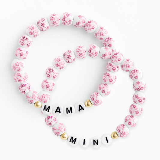 Mommy & Me Pink Floral Set