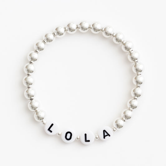 The Sterling Silver with Spacers Bracelet