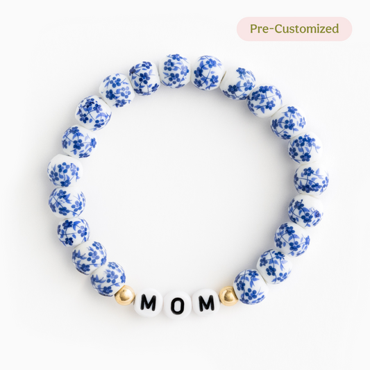 MOM - Blue Porcelain Floral