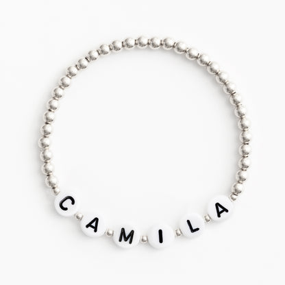 The Mini Sterling Silver with Spacers Bracelet