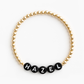 The Mini Gold with End Beads Bracelet