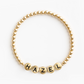 The Mini Gold with End Beads Bracelet