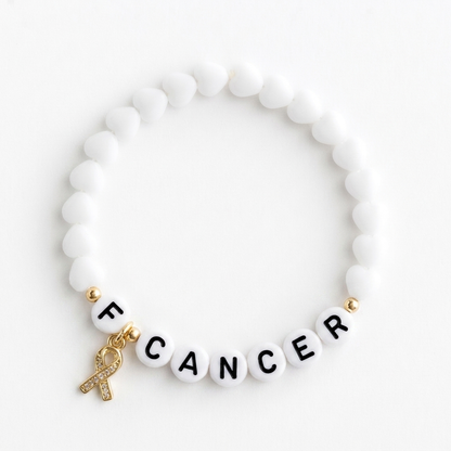 F Cancer Bracelet
