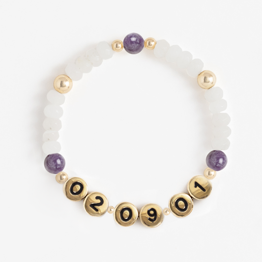 The February Bracelet (Amethyst)