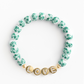 The Green Porcelain Floral Bracelet