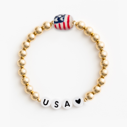 Old Glory (Gold) Bracelet