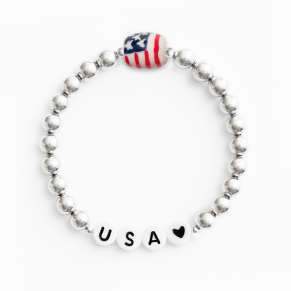 Old Glory (Silver) Bracelet
