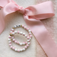 Pink Porcelain Floral Stacker