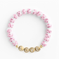 The Pink Porcelain Floral Bracelet