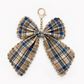 Tartan Bow Bag Charm
