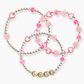 The Silver & Pink Hearts Set