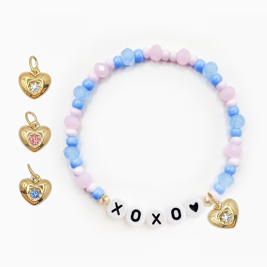 V-Day ♡ The Boy & Girl Mom Bracelet